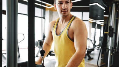 Rope tricep pushdown