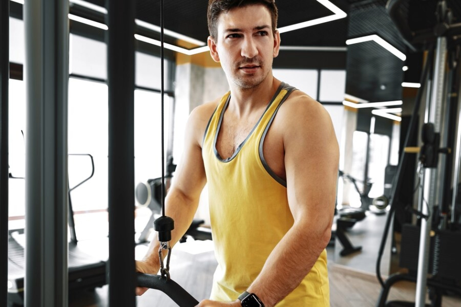 Rope tricep pushdown